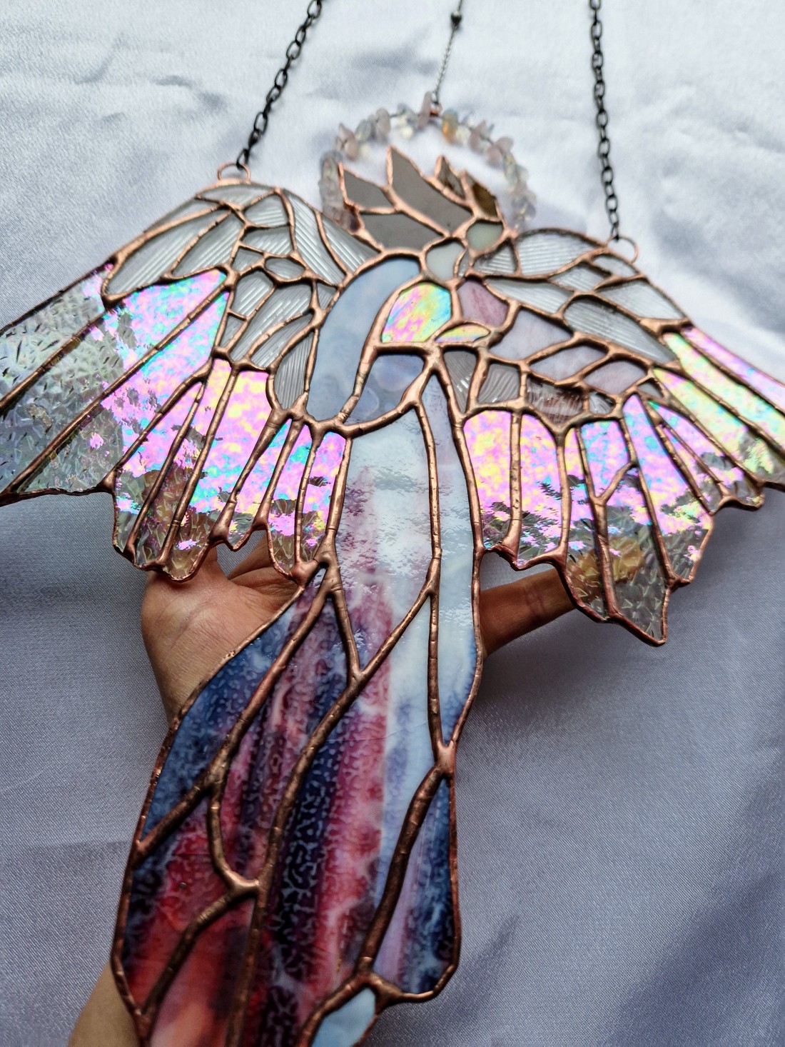 Arhanghel de cristal de dimensiuni mari -  - Artynos.ro