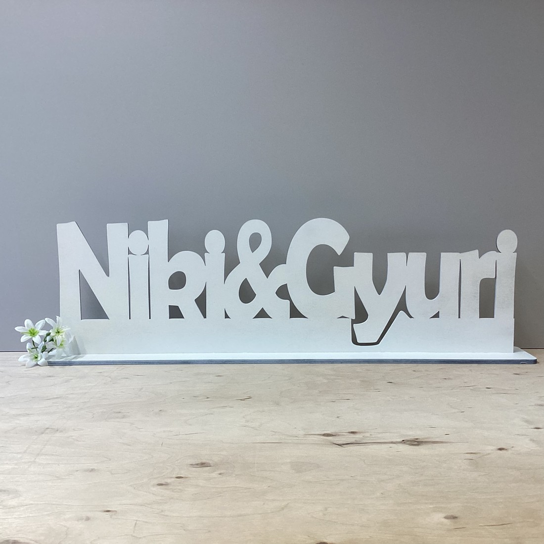 Piesă centrală de nuntă cu nume -  - Artynos.ro