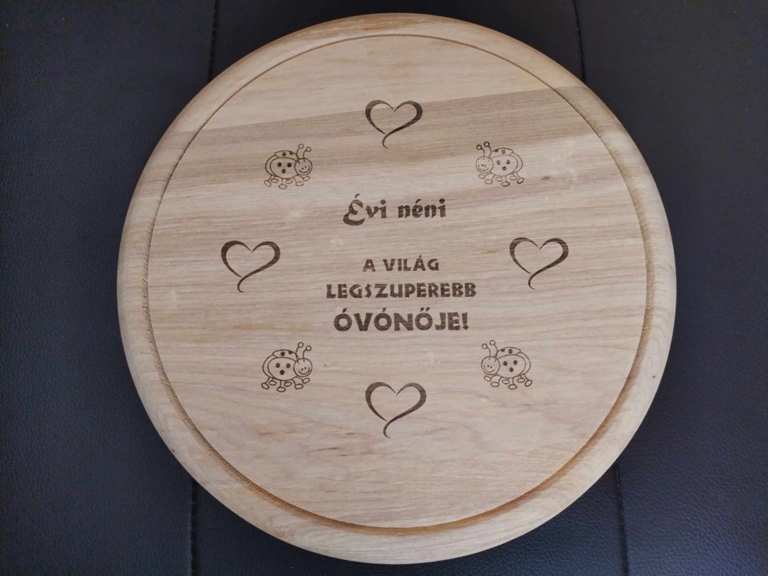 Placă de tăiere pentru profesorii de grădiniță, ziua profesorului, absolvire -  - Artynos.ro