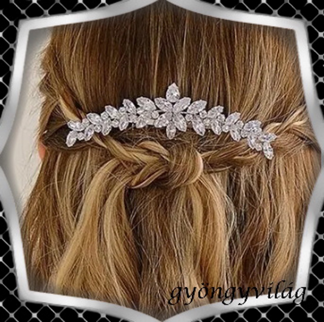 Bijuterii, ornamente de păr, catarame de păr: nuntă, mireasă, ornamente de păr casual ES-H-FÉM11e - accesorii nuntă - ornamente de păr de nuntă - ornamente de păr mireasă - Artynos.ro