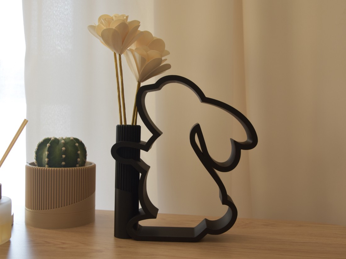 Vază elegantă în formă de iepuraș � decor modern de Paște pentru casă -  - Artynos.ro