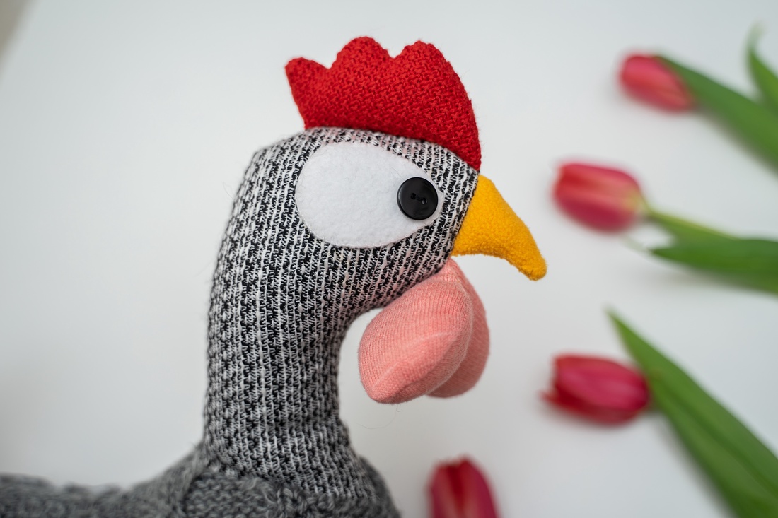 Găina Ortansa - jucării și echipamente pentru copii - plușuri - păsări de pluș - Artynos.ro