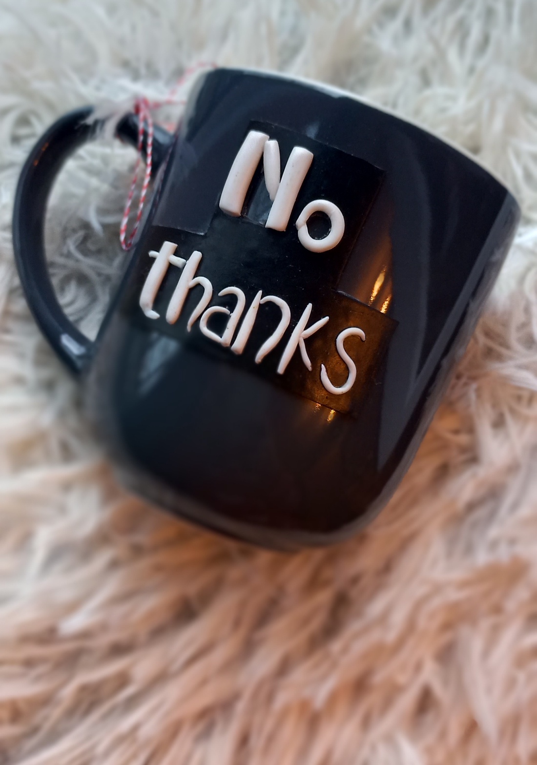 Cană No thanks - casă & stil de viață - echipamente de bucătărie - accesorii de servire - căni - Artynos.ro