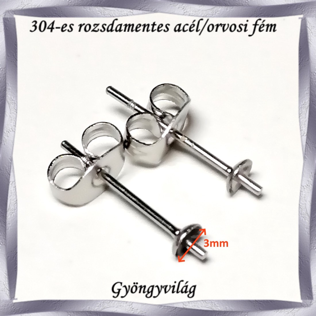 Accesorii pentru bijuterii din oțel prețios: bază pentru cercei NAFK 03-3 4 perechi/cs - - Artynos.ro Accesorii pentru bijuterii din oțel prețios: bază pentru cercei NAFK 03-3 4 perechi/cs - - Artynos.ro