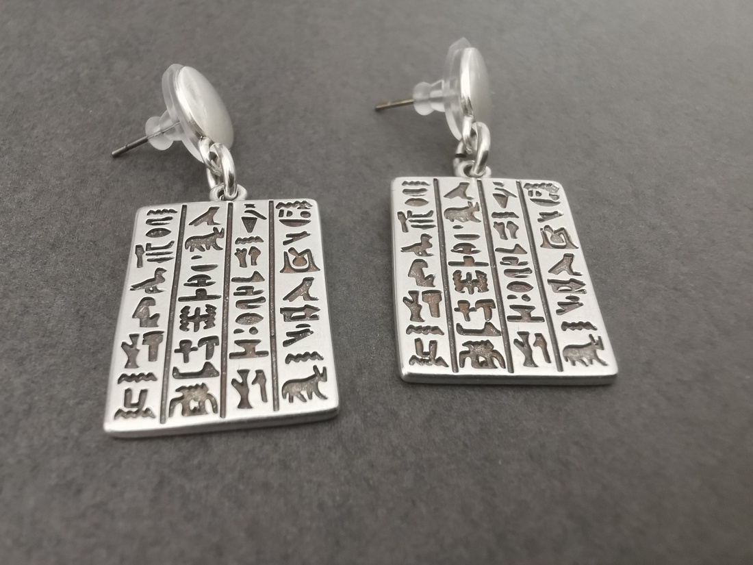 Cercei din zamac  - bijuterii - cercei - cercei lungi - Artynos.ro