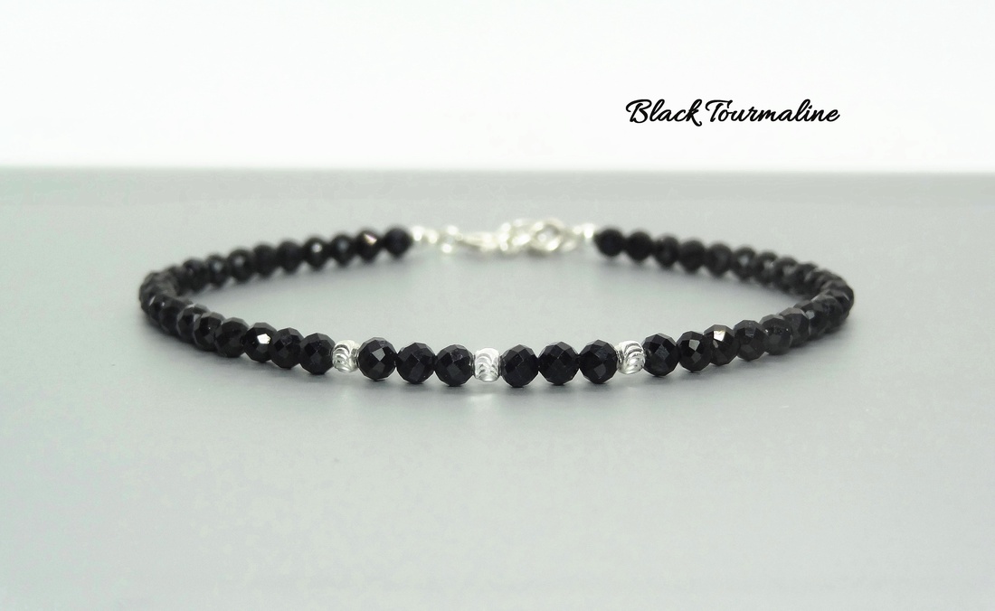 Bratara turmalina neagra / Black Sparkle. - bijuterii - brățări - brățară cu mărgele - Artynos.ro Bratara turmalina neagra / Black Sparkle. - bijuterii - brățări - brățară cu mărgele - Artynos.ro