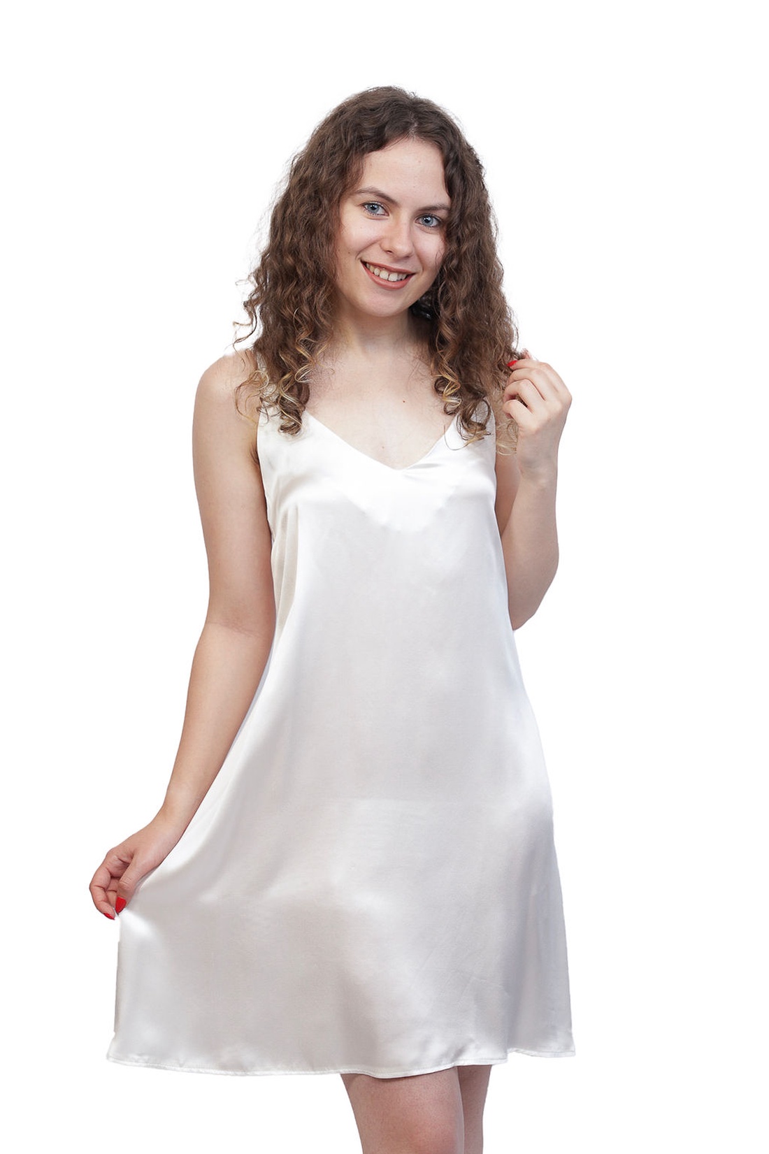 Furou fluture � Ivory din matase naturala 100%, de dud 19 momme 6 A calitate - îmbrăcăminte și modă - haine damă - top de damă, bralette - Artynos.ro