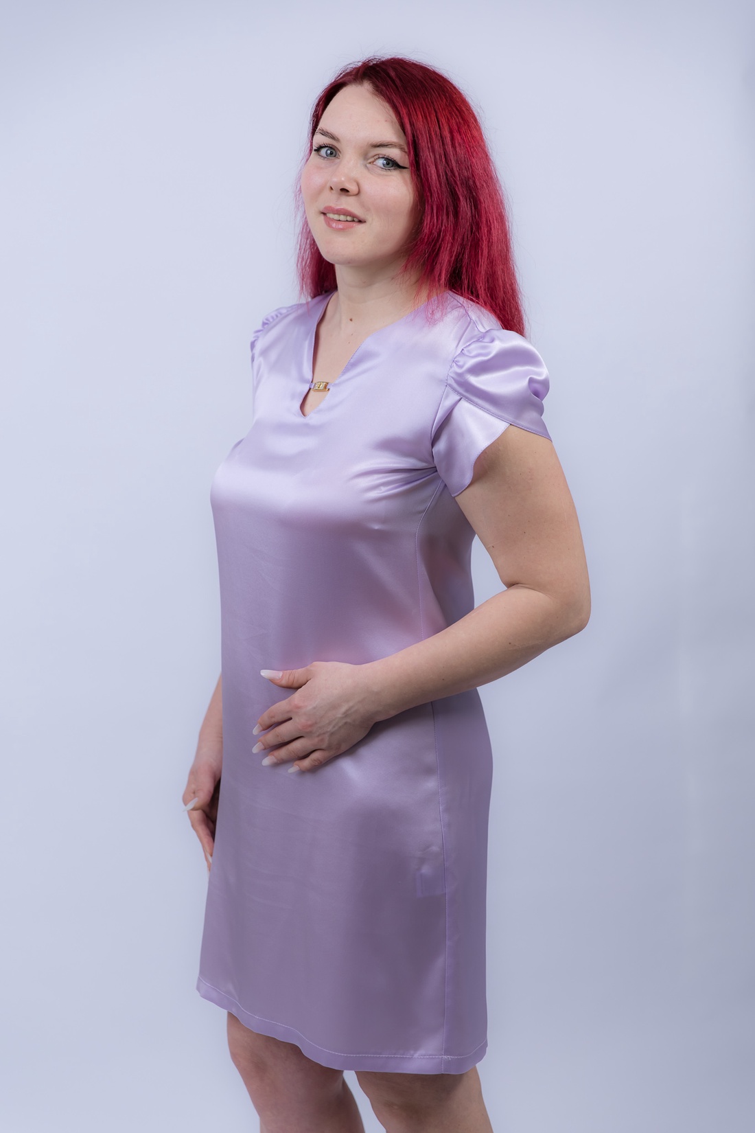 Cămașă de noapte matase naturala 100%, de dud 19 momme 6 A calitate - îmbrăcăminte și modă - haine damă - rochie, dintr-o bucată - Artynos.ro