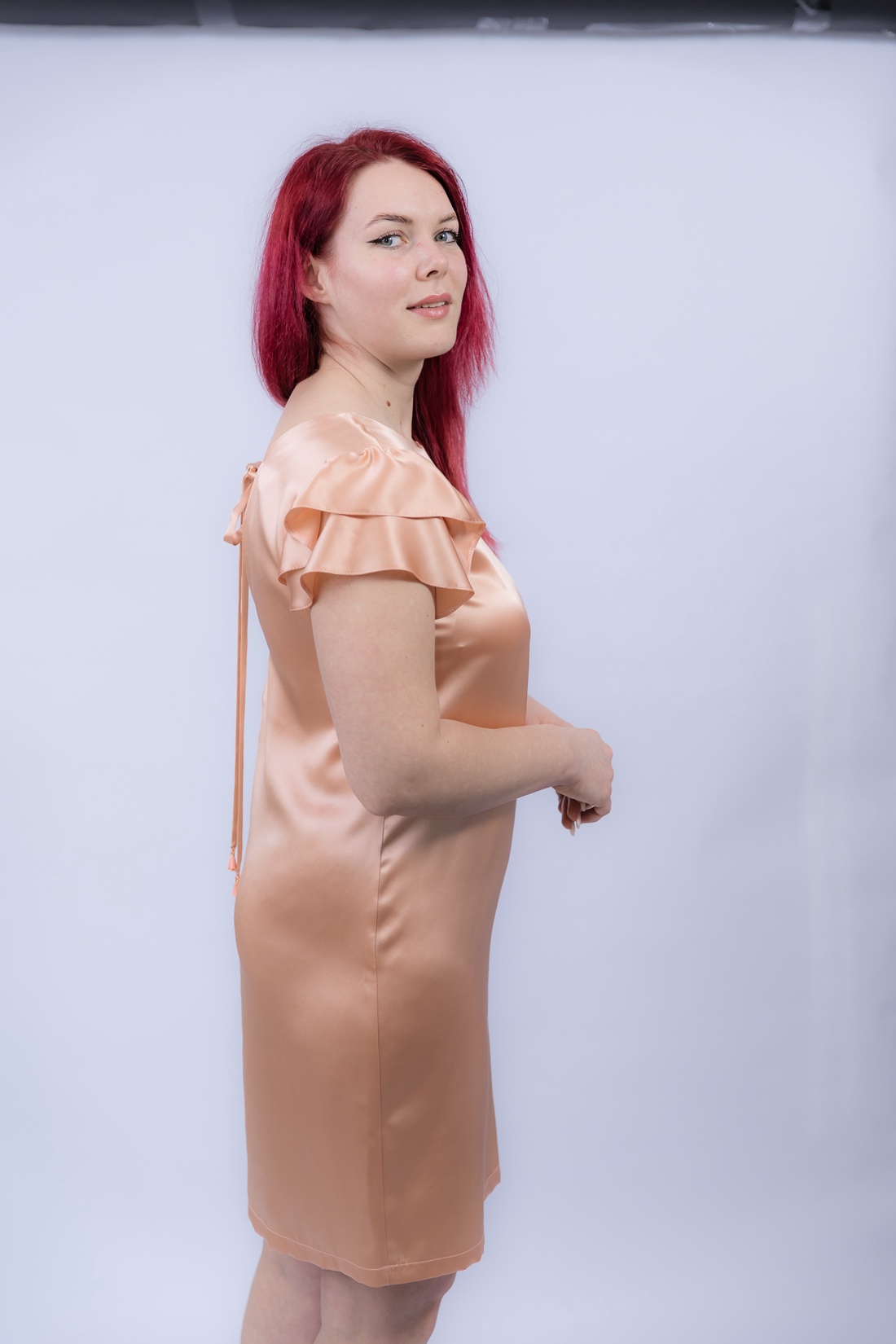 Cămașă de noapte matase naturala 100%, de dud 19 momme 6 A calitate - îmbrăcăminte și modă - haine damă - rochie, dintr-o bucată - Artynos.ro