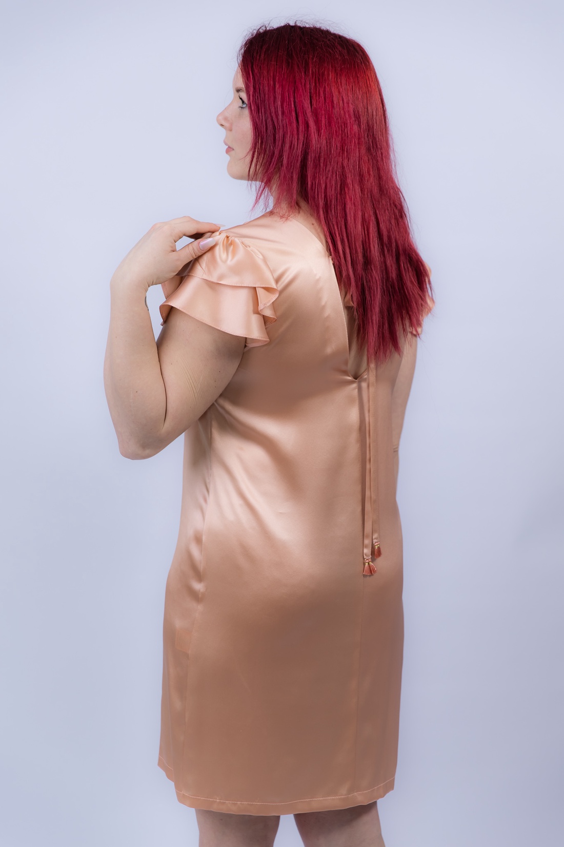 Cămașă de noapte matase naturala 100%, de dud 19 momme 6 A calitate - îmbrăcăminte și modă - haine damă - rochie, dintr-o bucată - Artynos.ro