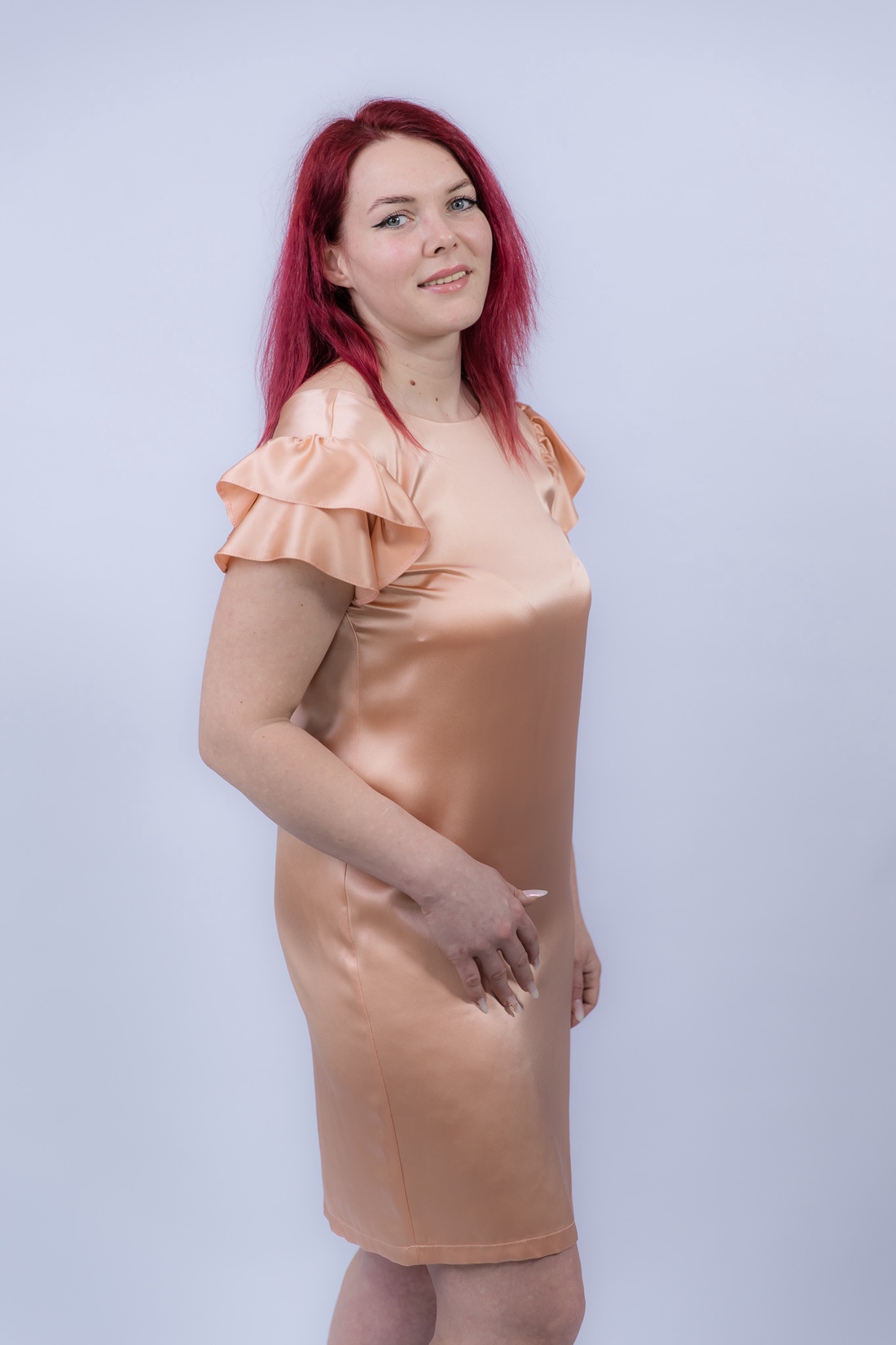 Cămașă de noapte matase naturala 100%, de dud 19 momme 6 A calitate - îmbrăcăminte și modă - haine damă - rochie, dintr-o bucată - Artynos.ro