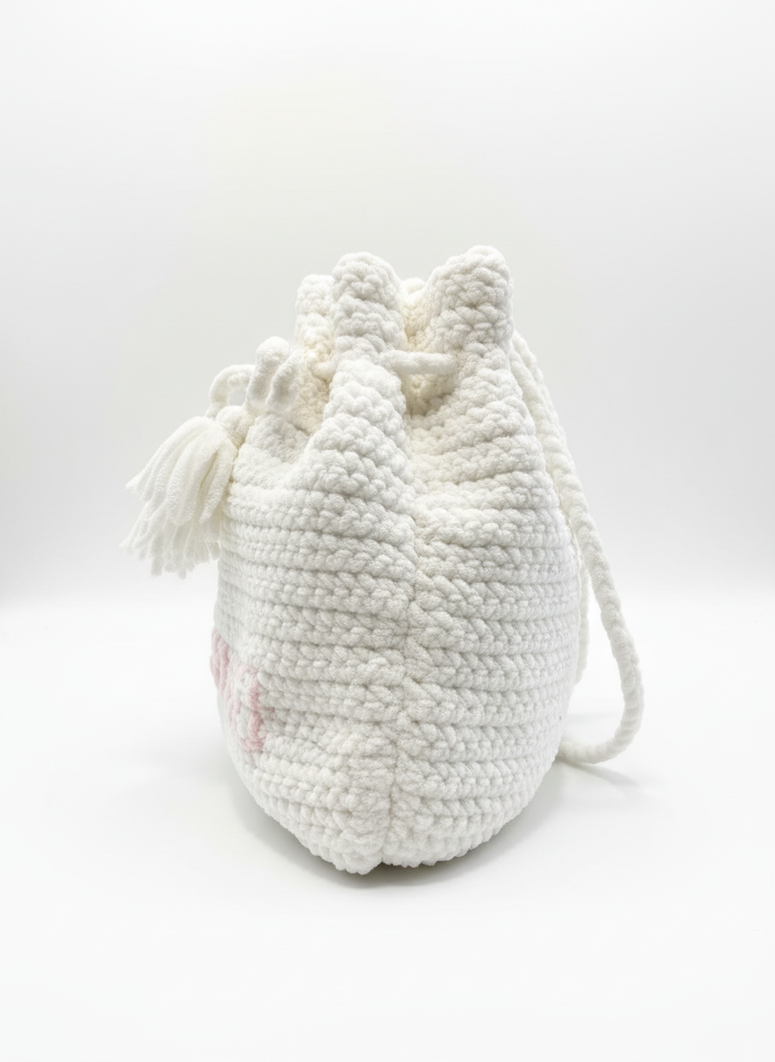 Rucsac crosetat pentru copii, din plus , personalizabil cu nume - jucării și echipamente pentru copii - saci și seturi pentru copii - rucsac și saci pentru copii - Artynos.ro