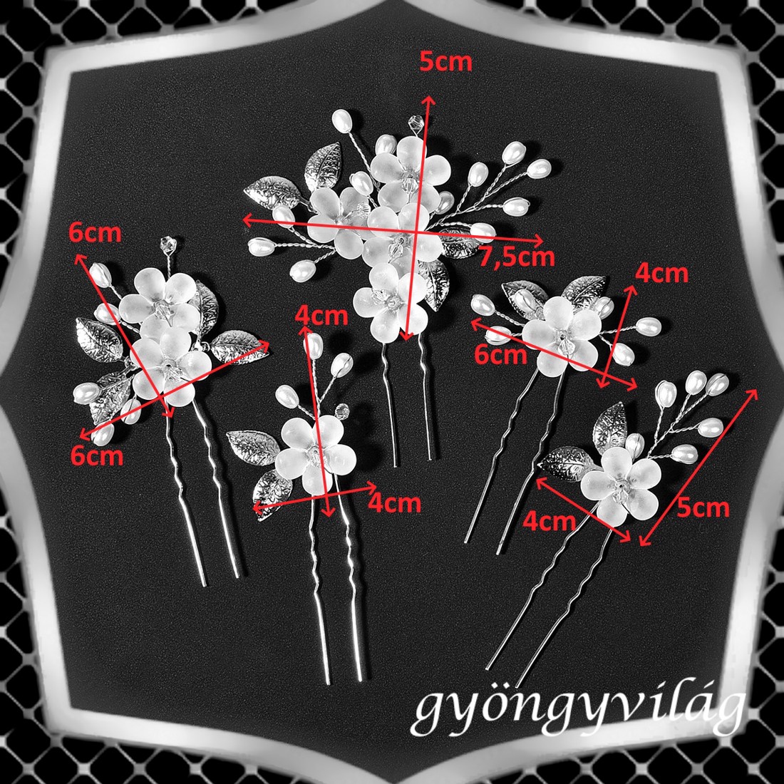 Bijuterii, ornamente de păr, catarame de păr: nuntă, mireasă, ornamente de păr casual, ES-H-SZ15E set de 5 - - Artynos.ro Bijuterii, ornamente de păr, catarame de păr: nuntă, mireasă, ornamente de păr casual, ES-H-SZ15E set de 5 - - Artynos.ro