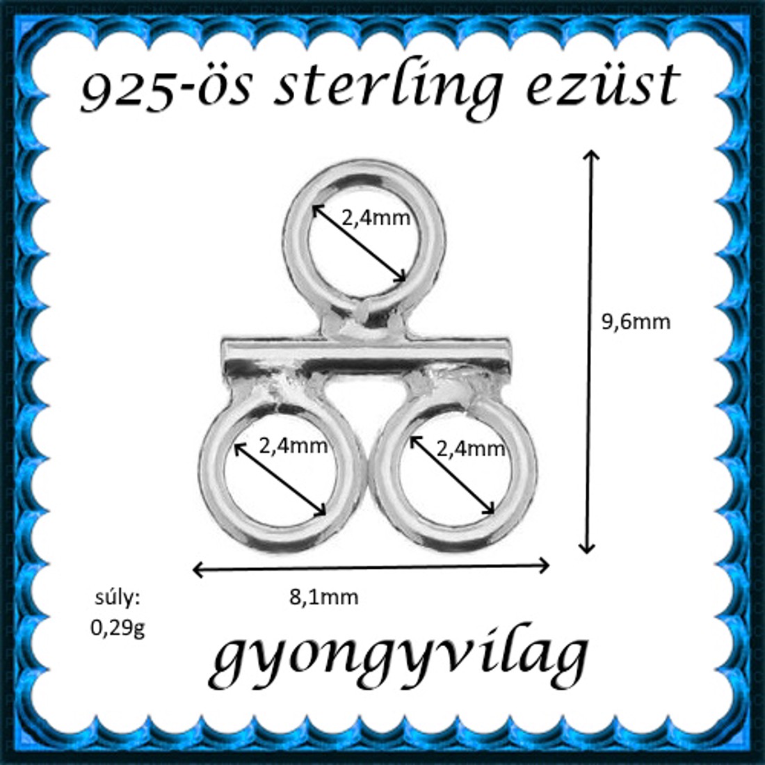 Candelabru/extensibil pentru bijuterii din argint 925 EKA 62 - - Artynos.ro Candelabru/extensibil pentru bijuterii din argint 925 EKA 62 - - Artynos.ro