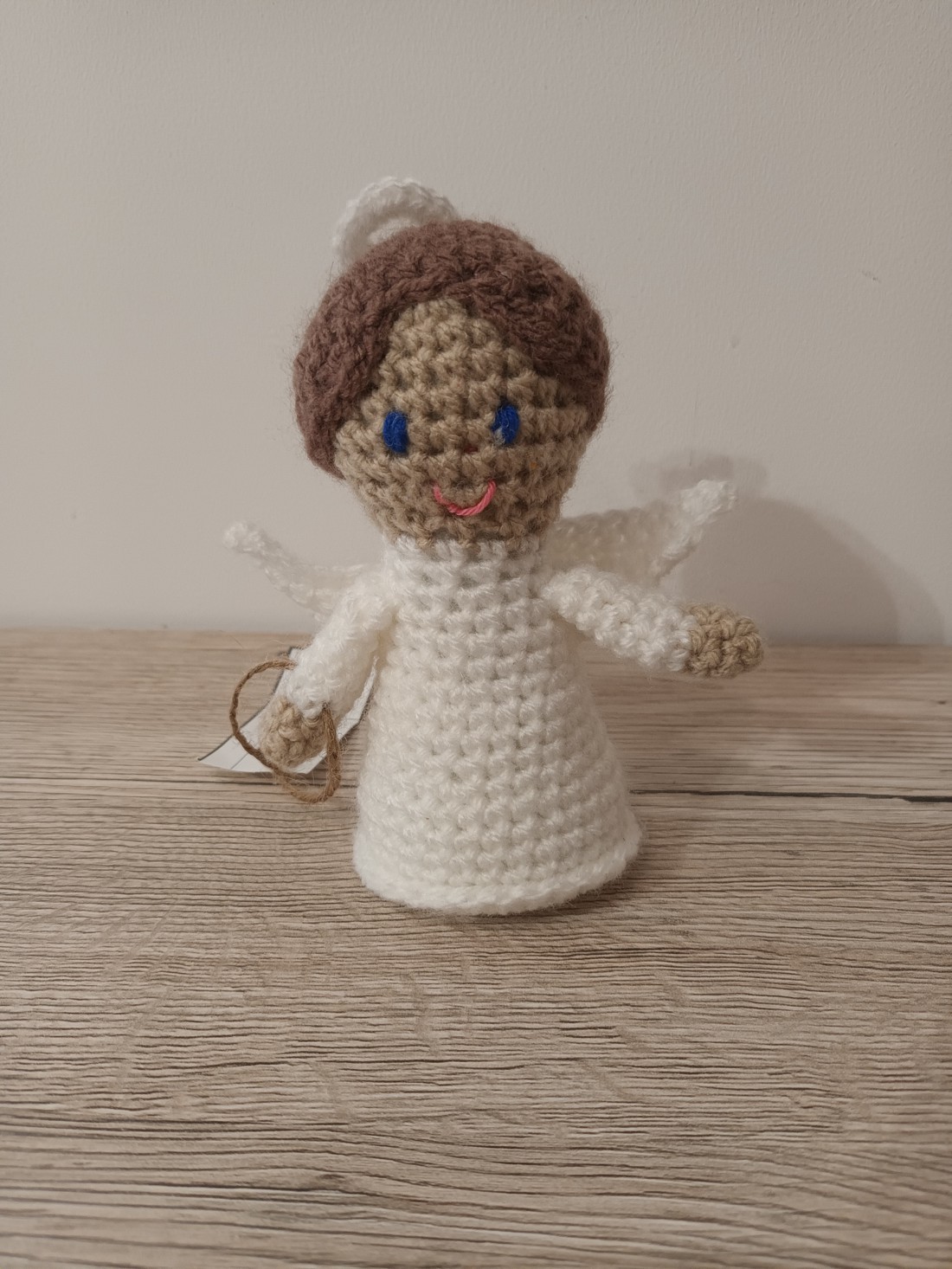 Înger Amigurumi - crăciun - decorațiuni de advent - decor pentru masa de advent - Artynos.ro