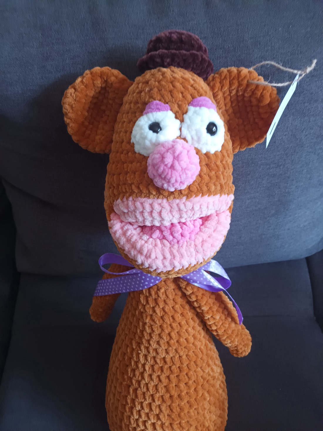 Topi Yogi croșetat, din The Muppet Show - jucării și echipamente pentru copii - plușuri - personaje de basm din pluș - Artynos.ro