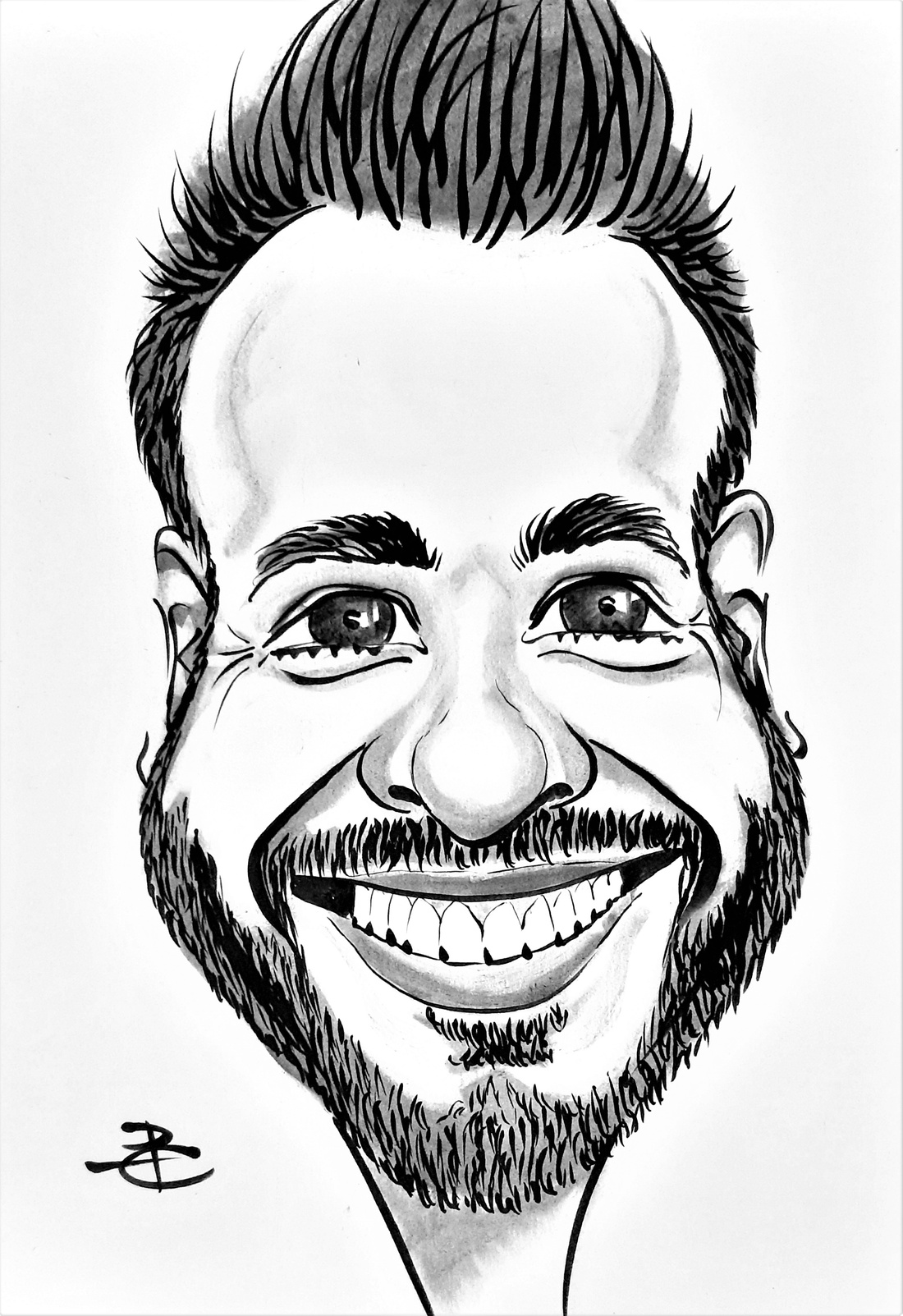 Caricatură portret - arte vizuale și accesorii - grafică, ilustrație - desen cu cerneală - Artynos.ro Caricatură portret - arte vizuale și accesorii - grafică, ilustrație - desen cu cerneală - Artynos.ro