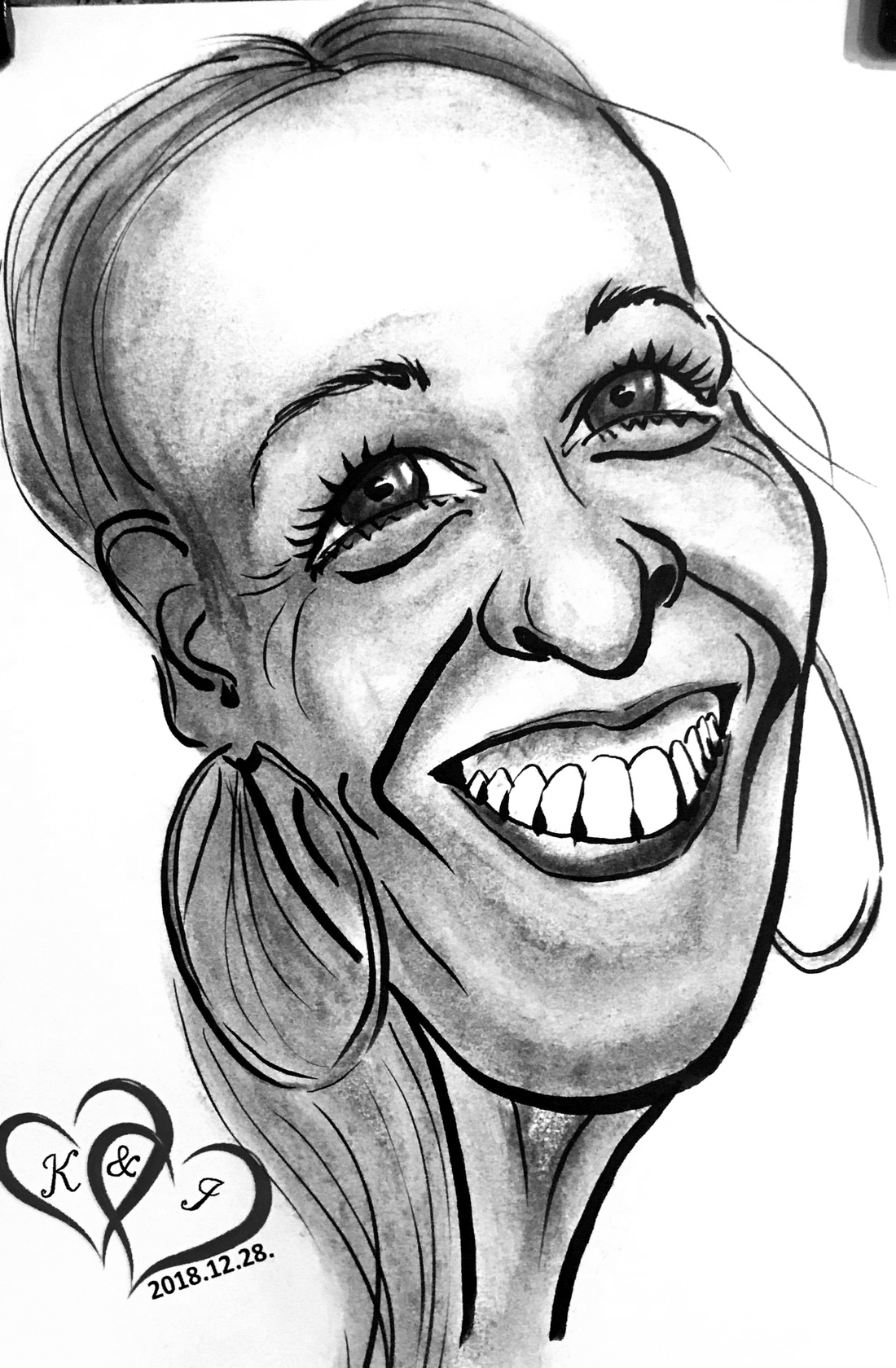 Caricatură portret - arte vizuale și accesorii - grafică, ilustrație - desen cu cerneală - Artynos.ro Caricatură portret - arte vizuale și accesorii - grafică, ilustrație - desen cu cerneală - Artynos.ro