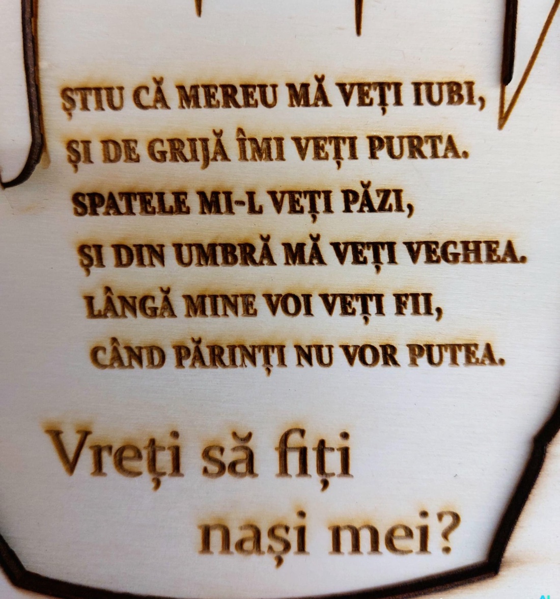 Decorațiune cadou pentru cerere Nași Botez - jucării și echipamente pentru copii - daruri de botez - Artynos.ro Decorațiune cadou pentru cerere Nași Botez - jucării și echipamente pentru copii - daruri de botez - Artynos.ro