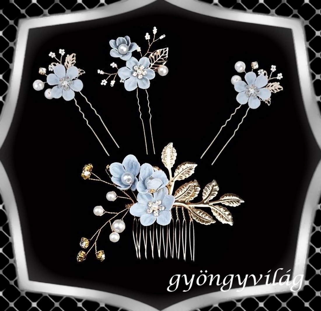 Bijuterii, ornamente de păr, catarame de păr: nuntă, mireasă, ornamente de păr casual, ES-H-SZ12a set de 4 -  - Artynos.ro