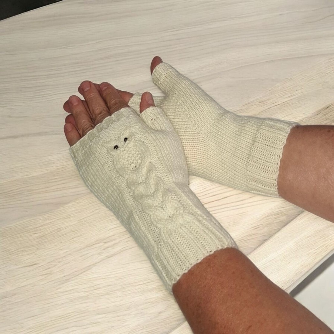 Mănuși tricotate manual, încălzitor de mână -  - Artynos.ro