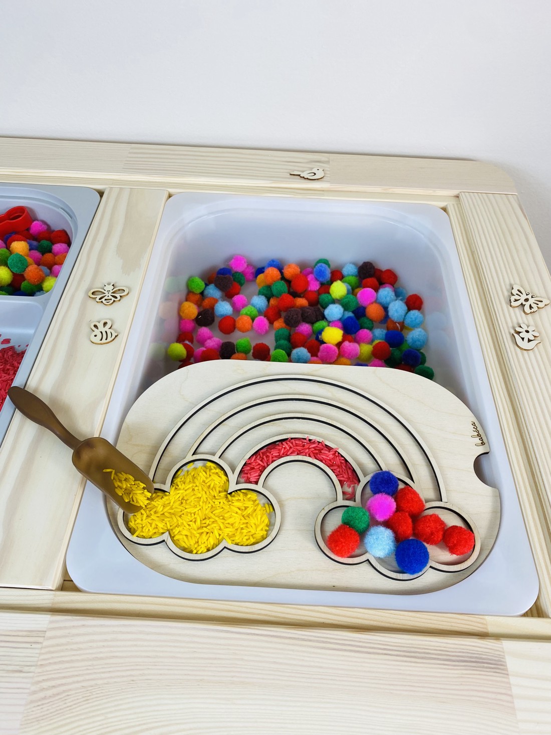 Placă de dezvoltare creativă fără senzori - colorare curcubeu - - Artynos.ro Placă de dezvoltare creativă fără senzori - colorare curcubeu - - Artynos.ro