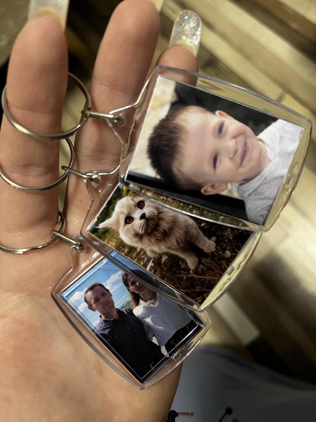 Breloc personalizat cu poză  - genți și portofele - accesorii genți - breloc - Artynos.ro