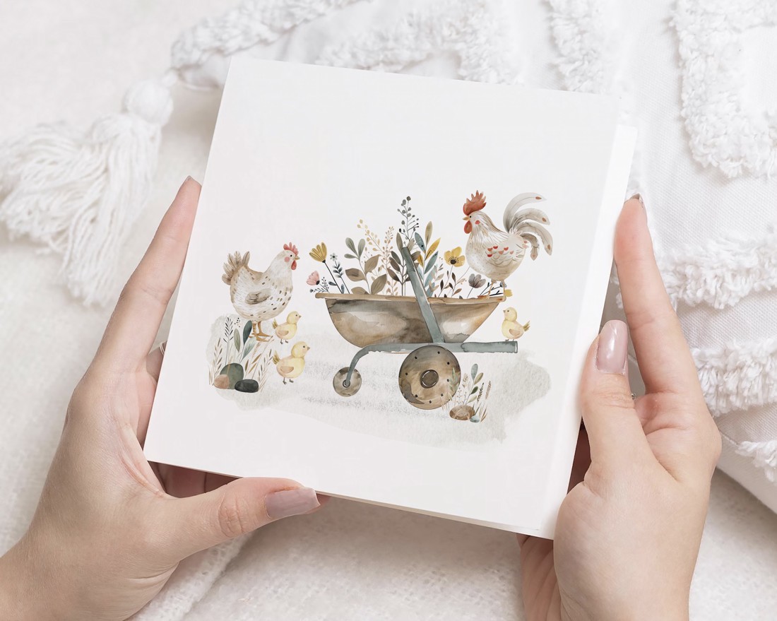 Carte poștală de Paște, felicitare de primăvară, card cadou - - Artynos.ro Carte poștală de Paște, felicitare de primăvară, card cadou - - Artynos.ro