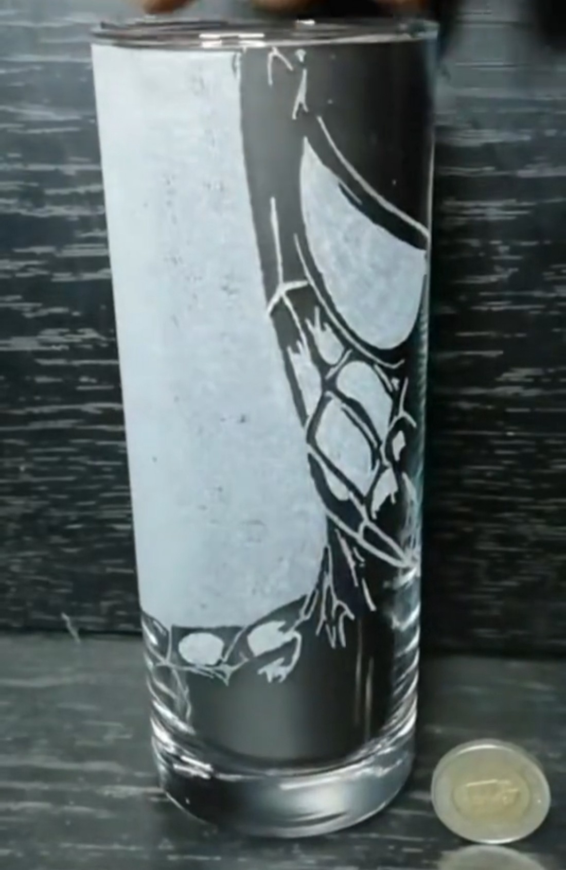 Pahar de sticlă cu model Spider-Man  -  - Artynos.ro