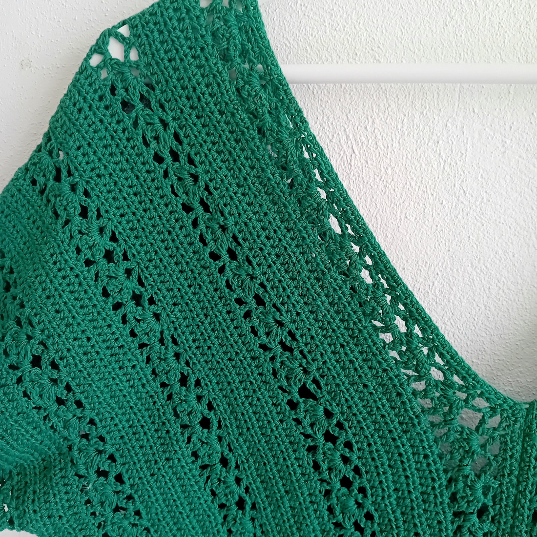 Green Lace Top - îmbrăcăminte și modă - haine damă - tricou și top de damă - Artynos.ro