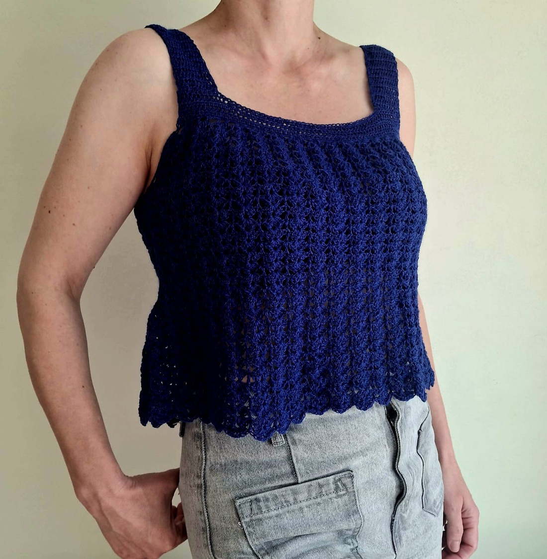 Summer top - Midnight Blue -  - Artynos.ro