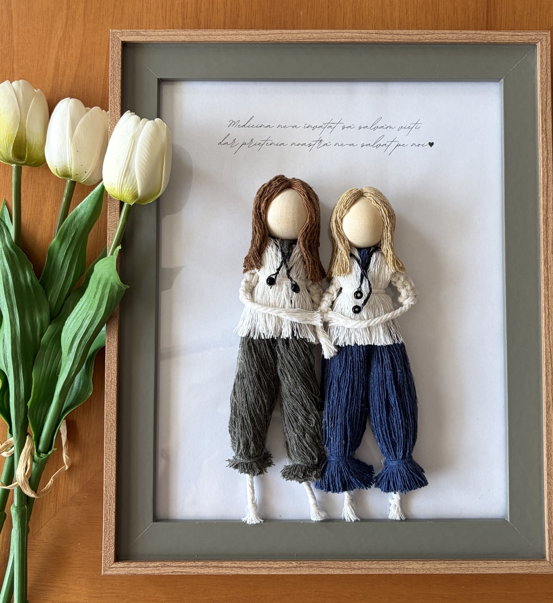 Rama cadou absolvire  - casă & stil de viață - decorațiuni de casă - decorațiuni de pereți - decor de pereți, macrame - Artynos.ro