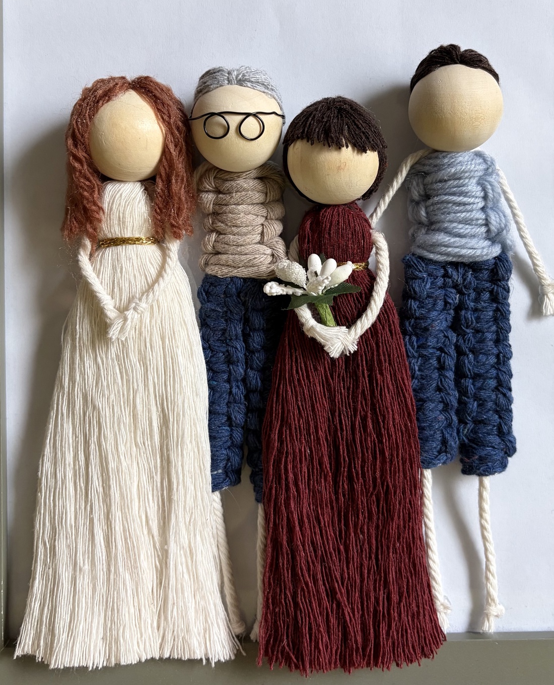 Rama cadou 4 figurine  - casă & stil de viață - decorațiuni de casă - decorațiuni de pereți - decor de pereți, macrame - Artynos.ro