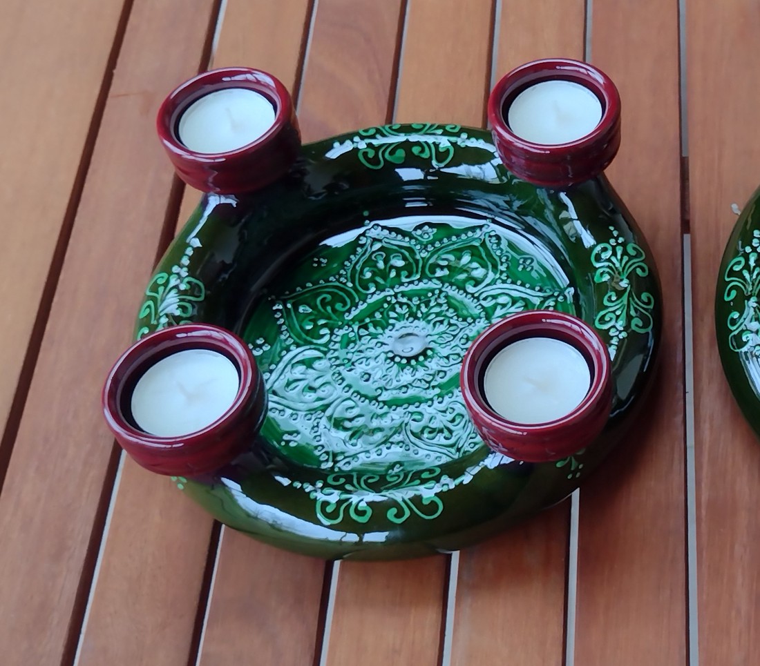 Coroană de Advent - crăciun - decorațiuni de advent - coroniță advent - Artynos.ro