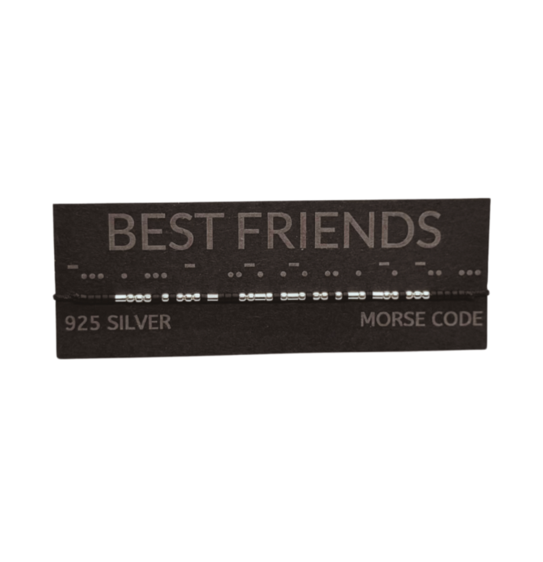 Brățară BEST FRIENDS  morse, argint - bijuterii - brățări - brățări din argint - Artynos.ro