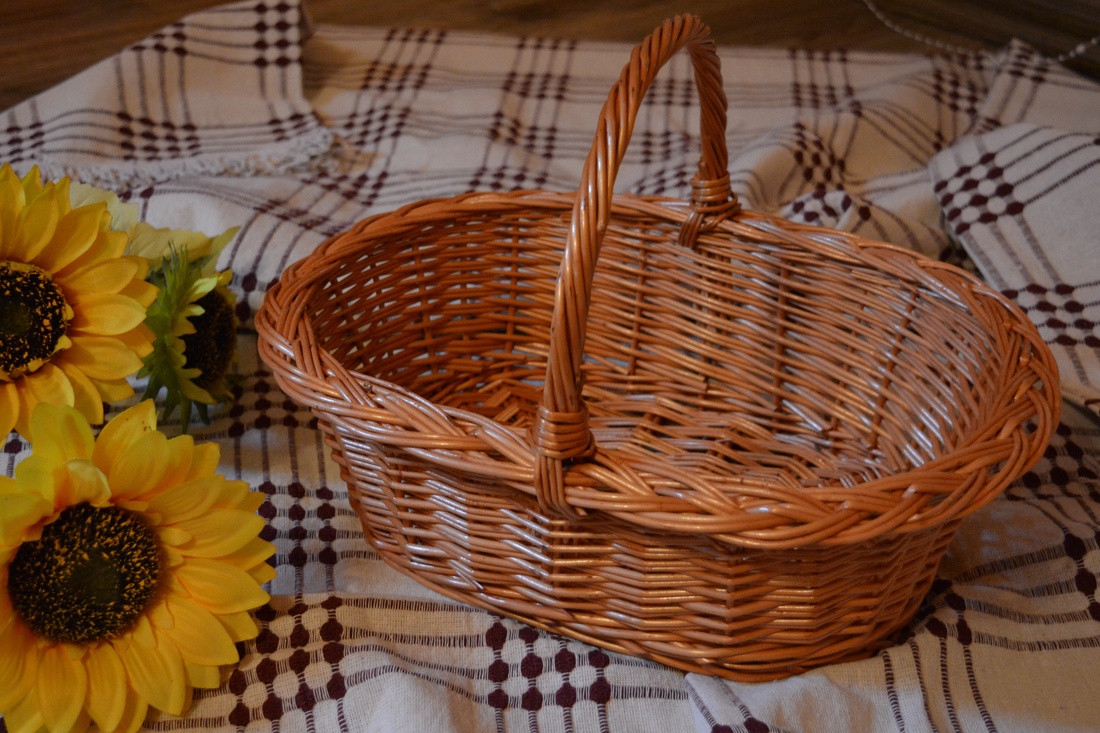 Coș nuiele oval mare - tip cadou KC-210 - casă & stil de viață - organizare & depozitare - coșuri depozitare - Artynos.ro