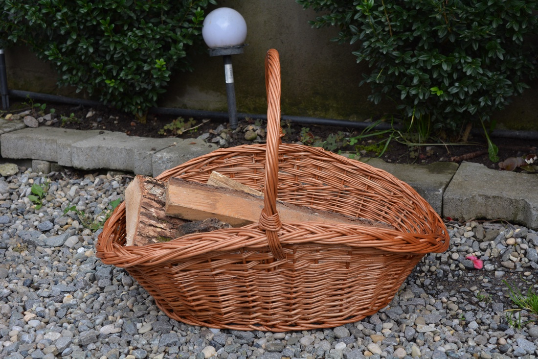 Coș răchită mare pentru carat/depozitat lemne � KC-213-1 - casă & stil de viață - organizare & depozitare - coșuri depozitare - Artynos.ro