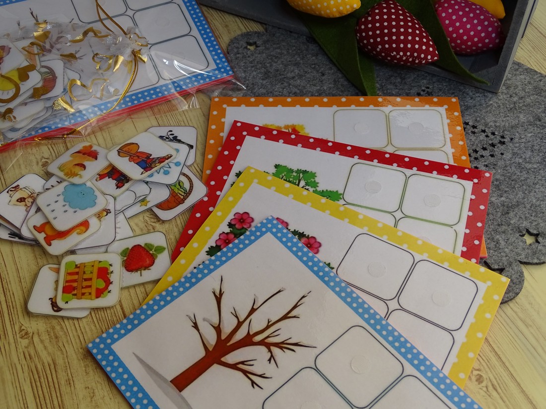 Jocuri educaționale - Seasons puzzle -  - Artynos.ro