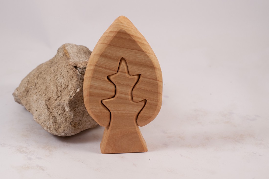  Copac din lemn, constructor din lemn, puzzle - jucării și echipamente pentru copii - puzzle, jocuri puzzle - puzzle cu forme - Artynos.ro
