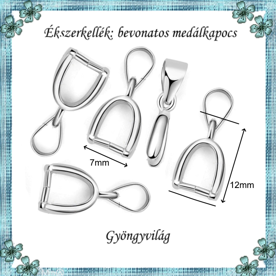 Fermoar pentru bijuterii placat cu argint E925-MK04-12 4 buc/pachet - - Artynos.ro Fermoar pentru bijuterii placat cu argint E925-MK04-12 4 buc/pachet - - Artynos.ro