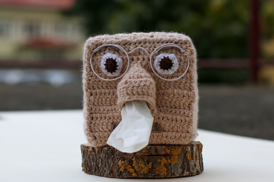 Suport de șervețele haios. Suport de șervețele croșetat  - casă & stil de viață - organizare & depozitare - cutie pentru șervețele - Artynos.ro