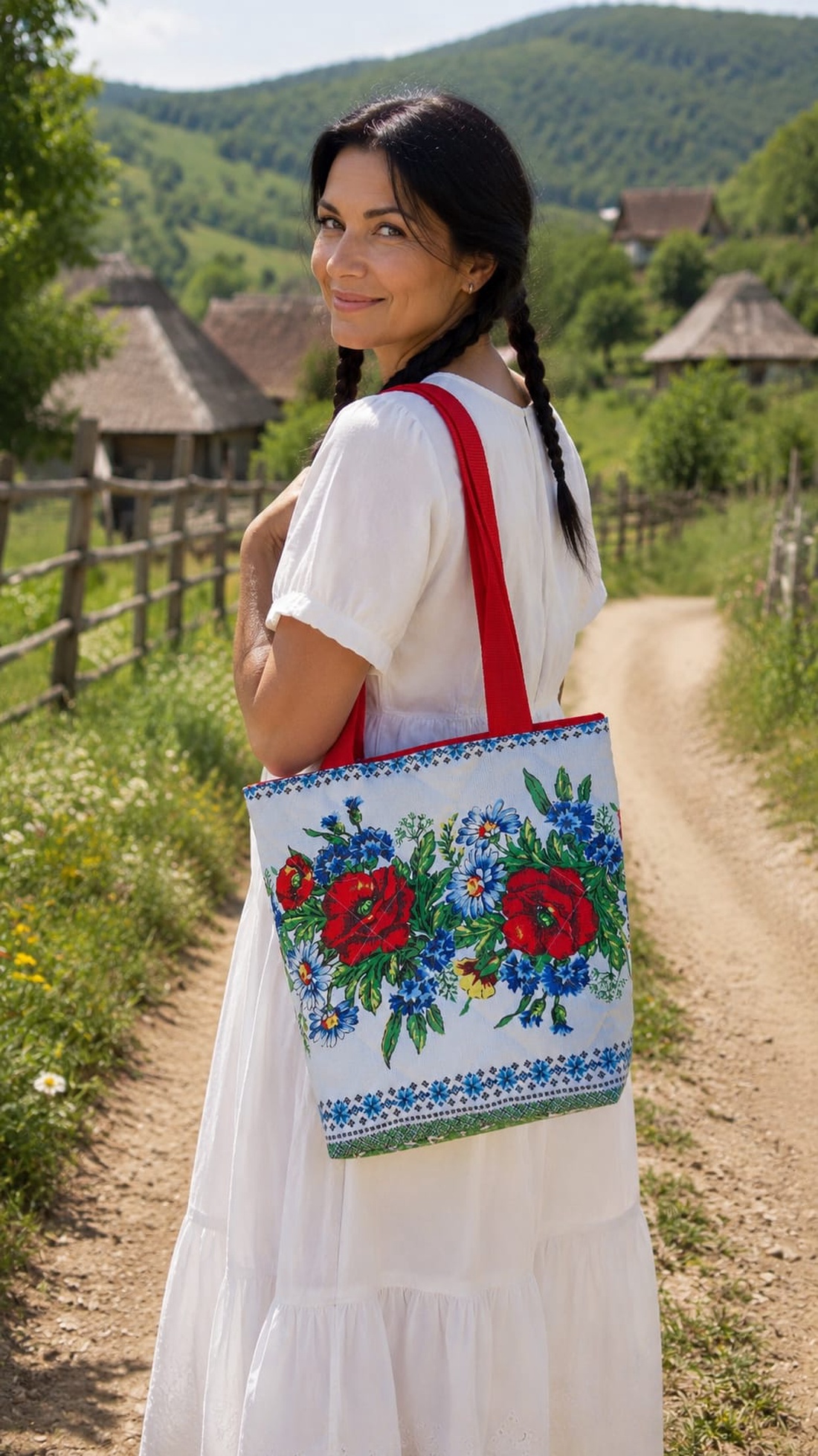 Geanta de umar - Traditional 3 - genți și portofele - genți de mână și umăr - geantă mare - Artynos.ro