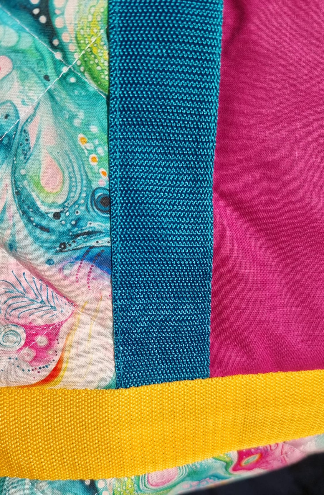 Geanta de umar multicolora - genți și portofele - genți de mână și umăr - geantă mare - Artynos.ro
