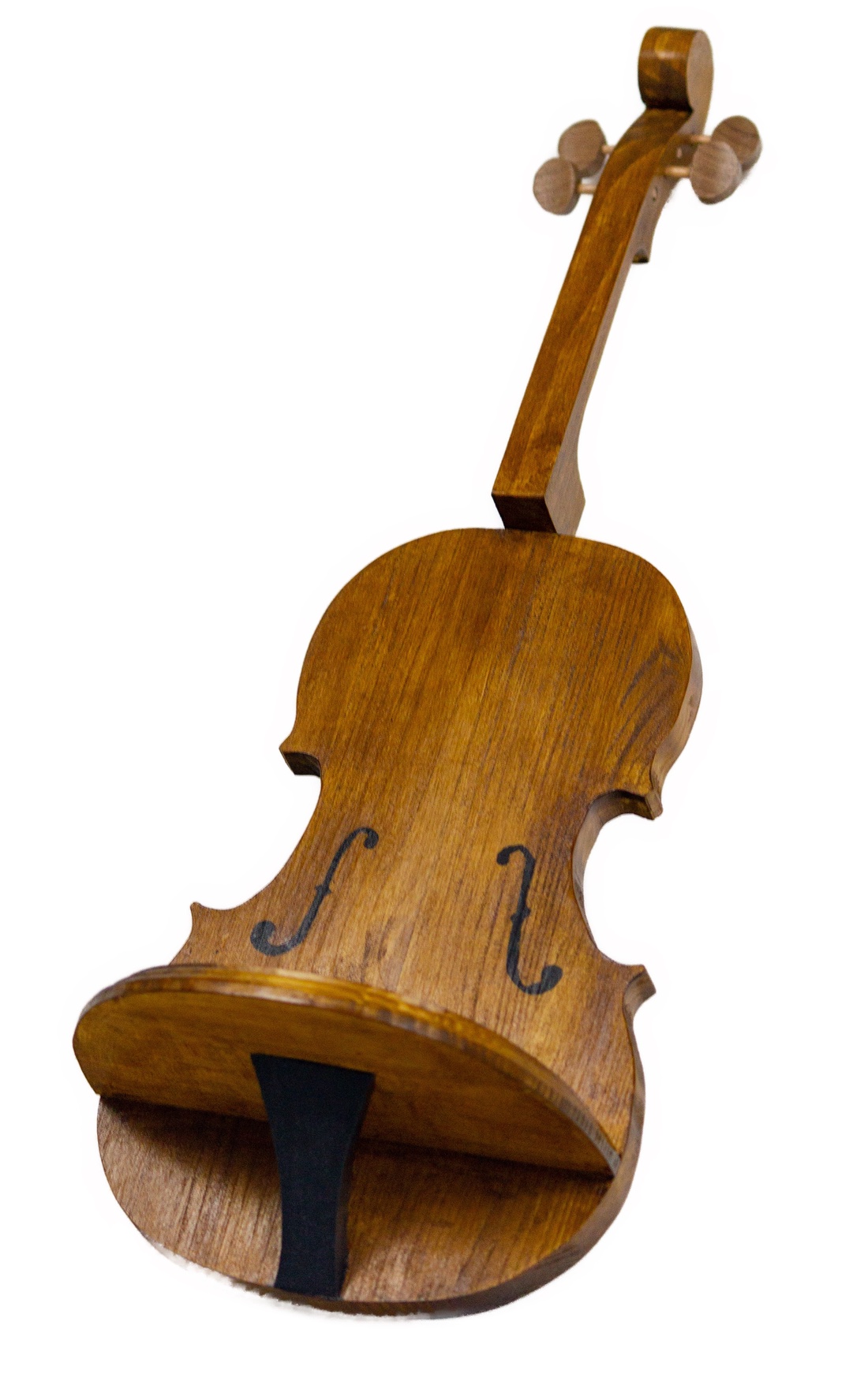 Etajera vioara din lemn, 12x19x52 cm - casă & stil de viață - mobilier artizanal - rafturi  - Artynos.ro