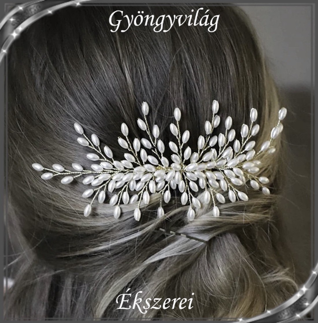 Bijuterii, ornamente de păr, catarame de păr: nuntă, mireasă, ornamente de păr casual S-H-WH-15e - accesorii nuntă - ornamente de păr de nuntă - ornamente de păr mireasă - Artynos.ro