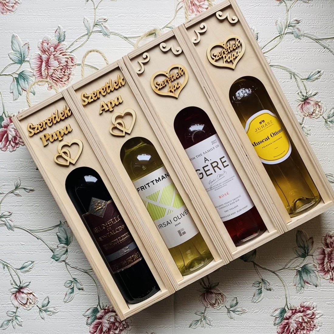 Cutie de vin unică pentru tați, tați -  - Artynos.ro