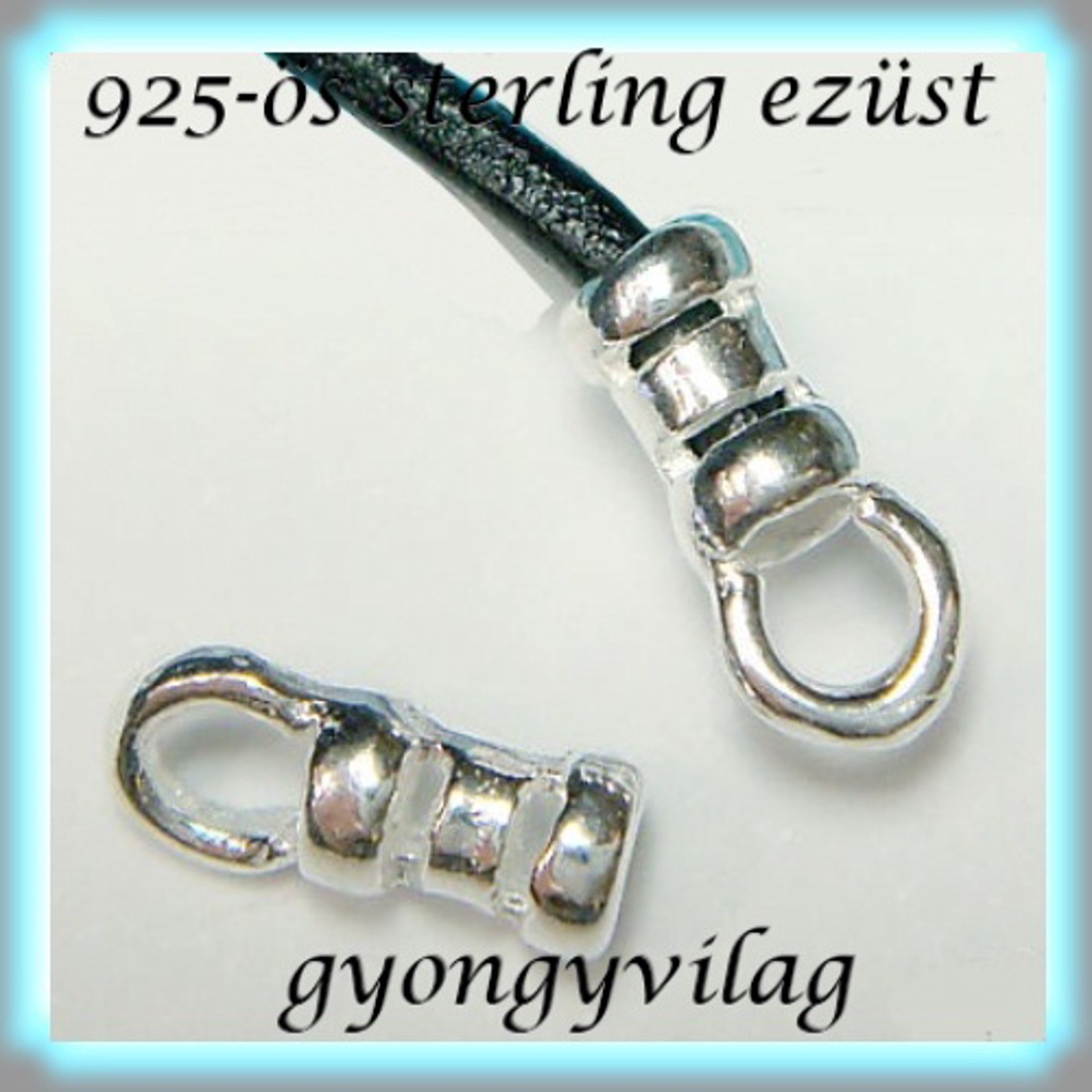Fermoar lanț argint 925 1mm 2pcs/cs ELK V 04-1 -  - Artynos.ro