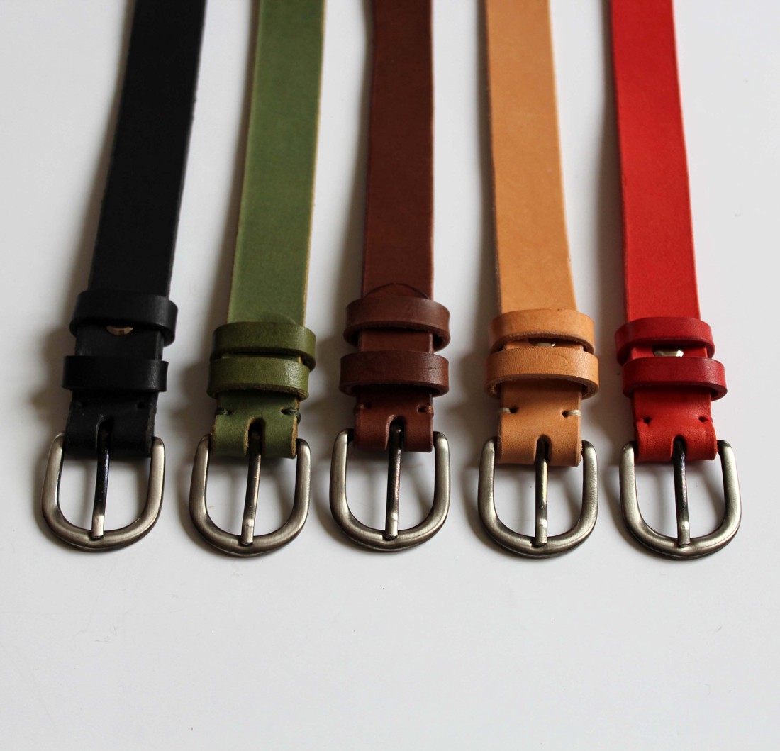 curea din piele naturală pentru femei � 25 mm / în 5 culori diferite -  - Artynos.ro