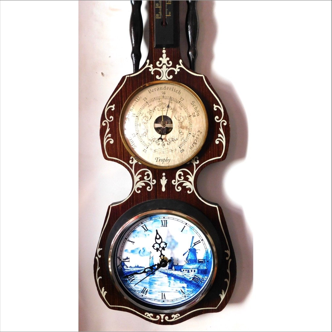 Barometru uriaș în formă de chitară, înalt de 85 cm - casă & stil de viață - decorațiuni de casă - decorațiuni de pereți - ceasuri de perete - Artynos.ro