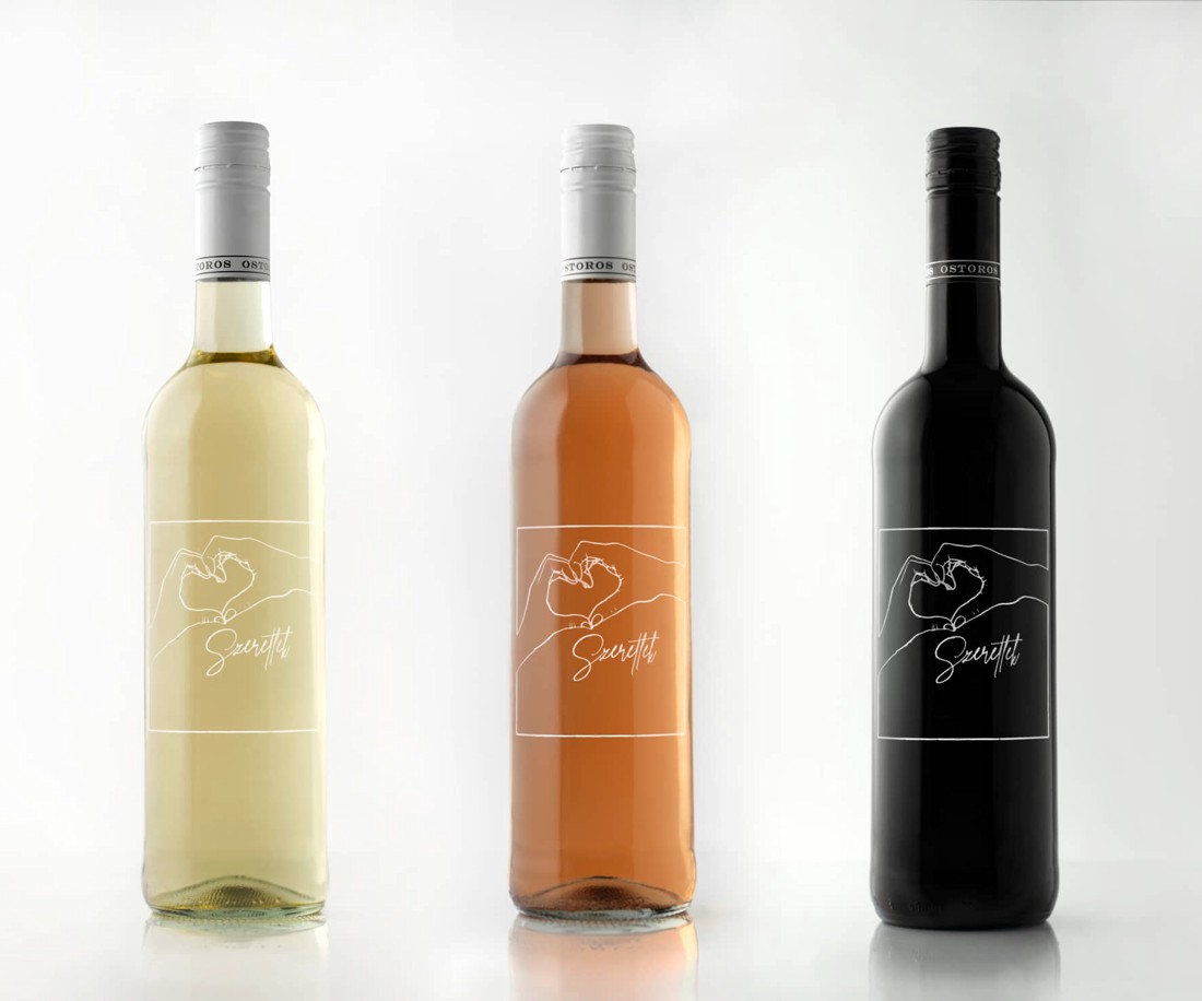 OFERTĂ SPECIALĂ -50% Vin gravat cu inscripția Te iubesc -  - Artynos.ro